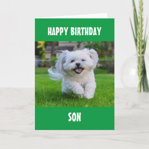 TARJETA ¡A NUESTRO O A MI HIJO EN SU CUMPLEAÑOS!