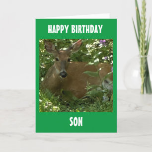 TARJETA ¡A NUESTRO O A MI HIJO EN SU CUMPLEAÑOS!