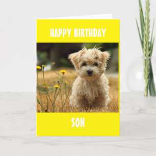 TARJETA ¡A NUESTRO O A MI HIJO EN SU CUMPLEAÑOS!