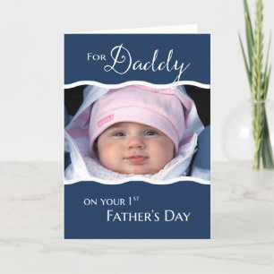 Tarjeta A papá en el primer día del padre - Foto