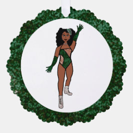 Tarjeta A para el canto de bailarinas de bosque y 