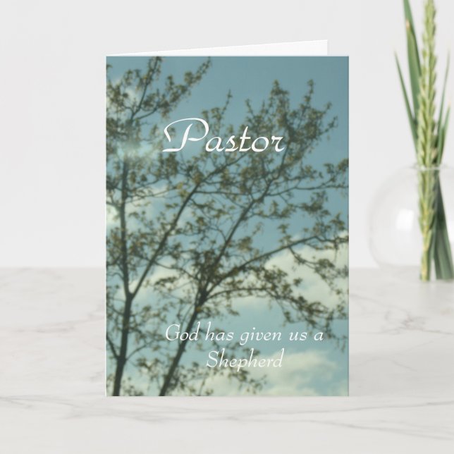 Tarjeta A Pastor (Anverso)