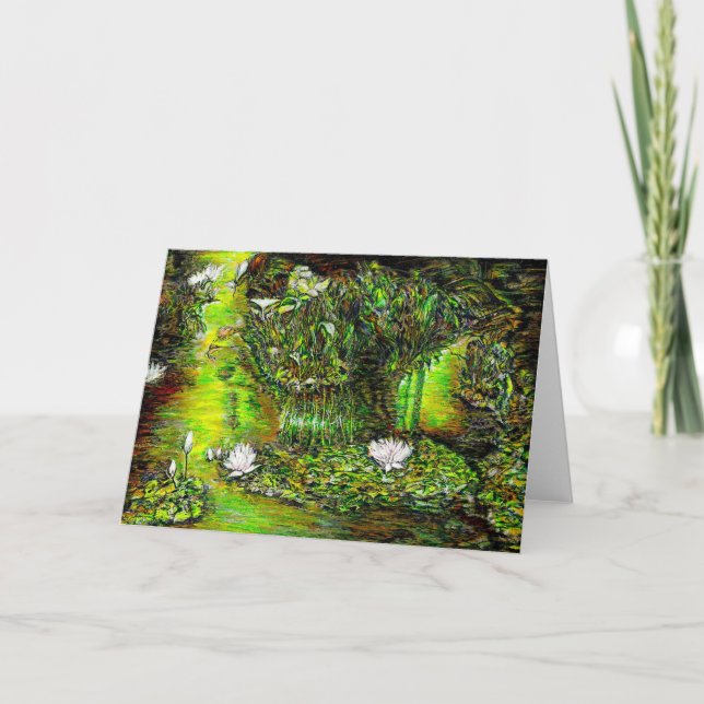 Tarjeta A Pond with Unpure Thoughts (Anverso)