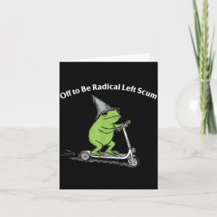 Tarjeta A punto de ser escoria radical de izquierda meme d