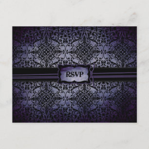 Tarjeta A RSVP de casamiento de luz