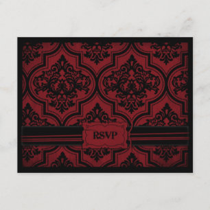 Tarjeta A RSVP de Novia de Vampiro