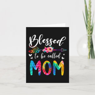 Tarjeta A ser llamada mamá Día de la Madre dulce mujeres n