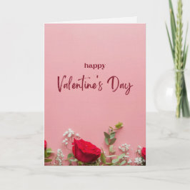 Tarjeta A simple but pretty valentine's Day Card