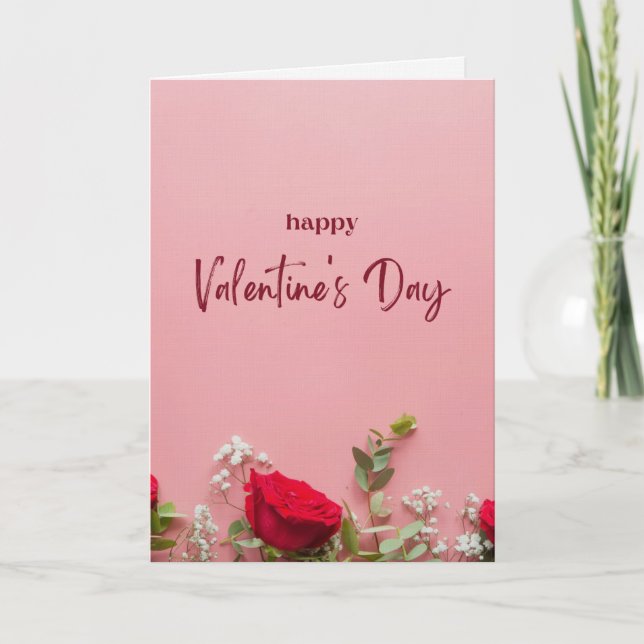 Tarjeta A simple but pretty valentine's Day Card (Anverso)