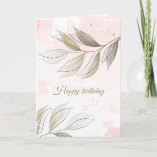 Tarjeta A Soft Touch Birthday Card