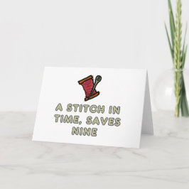 Tarjeta A Stitch In Time