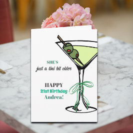 Tarjeta A Tini Bit Older 21st Birthday 