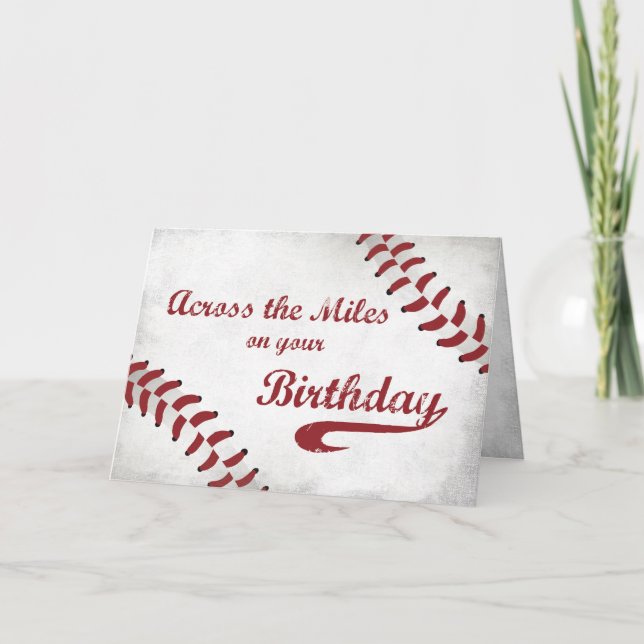 Tarjeta A través de las millas Feliz cumpleaños Gran Grung (Anverso)