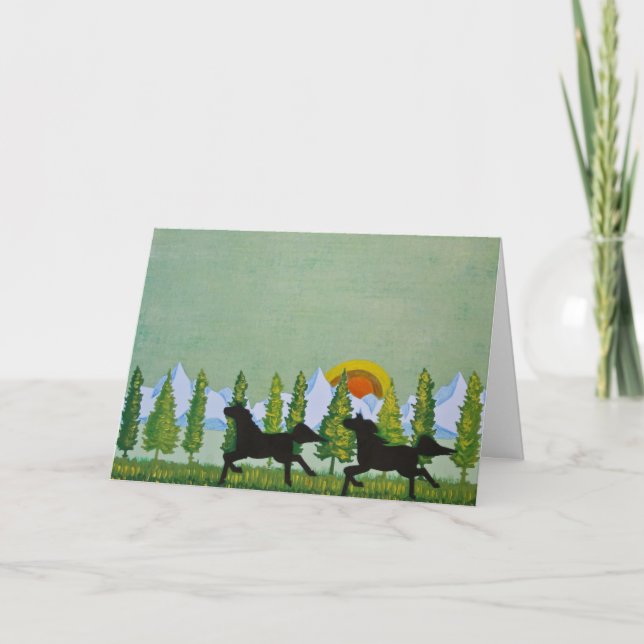 Tarjeta A través de los campos (Anverso)