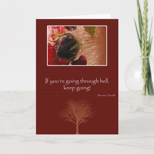 Tarjeta A través del infierno (Anverso)