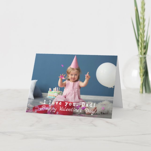Tarjeta A un maravilloso El día de San Valentín fotográfic (Anverso)