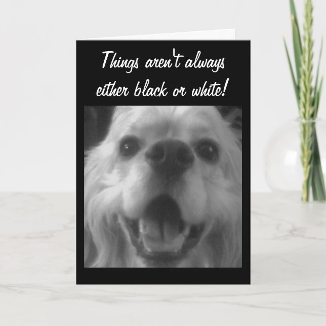 Tarjeta ¡A VECES LAS COSAS SON AZULES! Mejórate (Anverso)