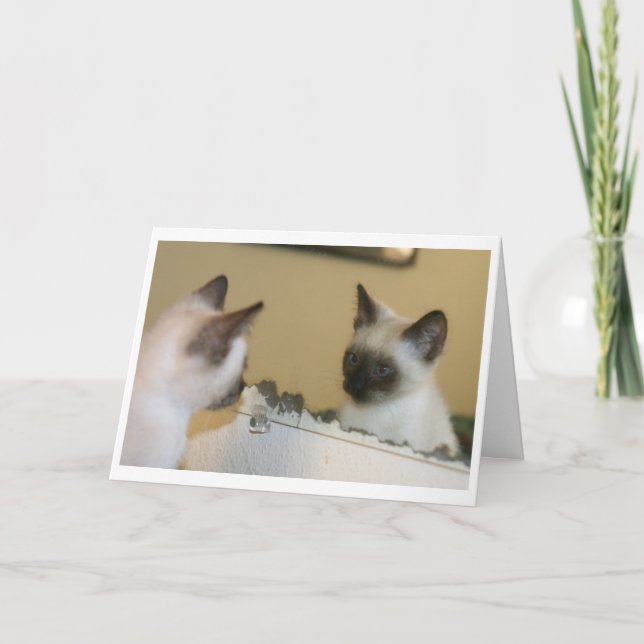 Tarjeta A veces, usted apenas le conoce mirada buena ..... (Anverso)