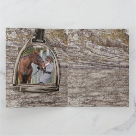 Tarjeta a view through a stirrup 