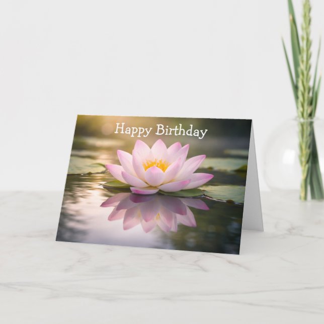 Tarjeta A Waterlily (Anverso)