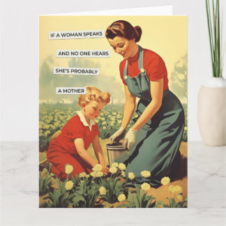 TARJETA A WOMAN SPEAKS