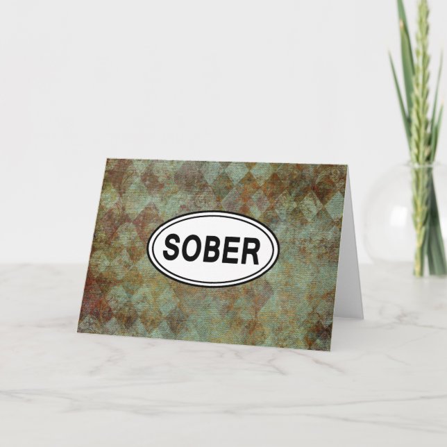 Tarjeta AA de recuperación de la SOBER OVAL (Anverso)