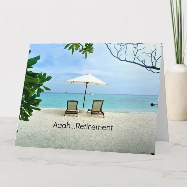 Tarjeta Aaah...Jubilación (Anverso)