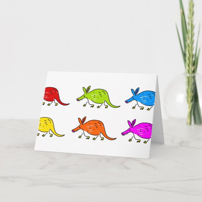 Tarjeta Aardvarks (Anverso)