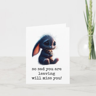 Tarjeta Abandonar el trabajo, renunciar, tener suerte, tar