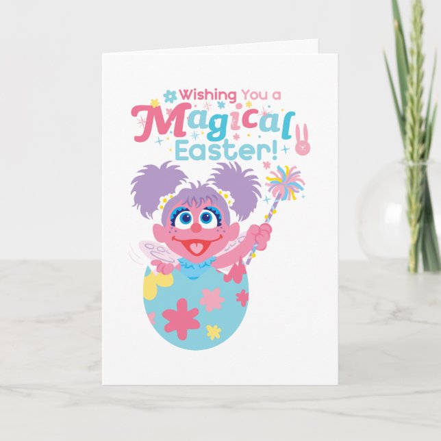 Tarjeta Abby Cadabby de Pascua (Anverso)