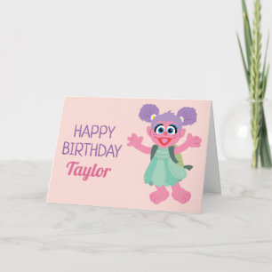 Tarjeta Abby Cadabby Woodland   Cumpleaños feliz