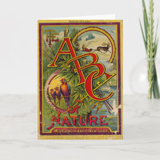 Tarjeta ABC de la Naturaleza