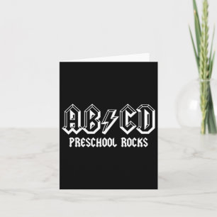 Tarjeta Abcd Vuelve Al Colegio Escolar Roca Fun Teac