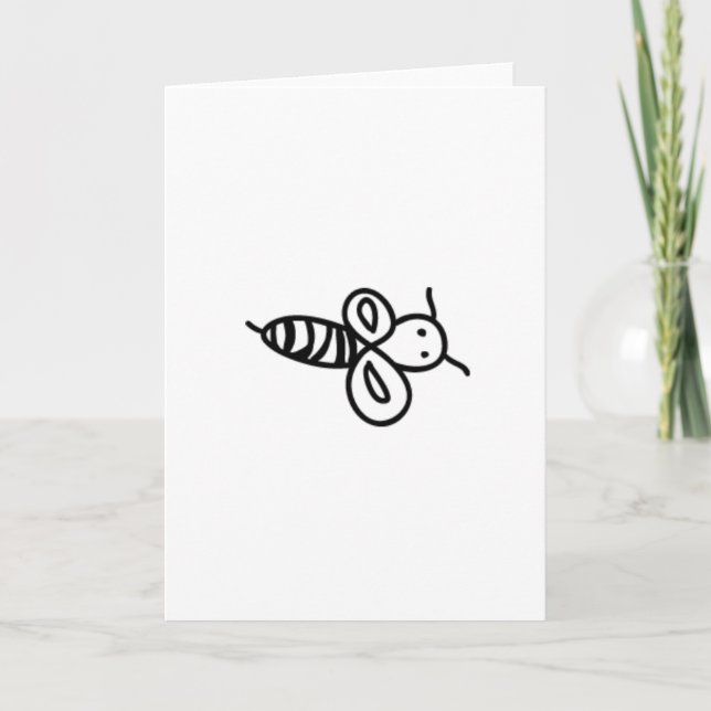 Tarjeta abeja (Anverso)