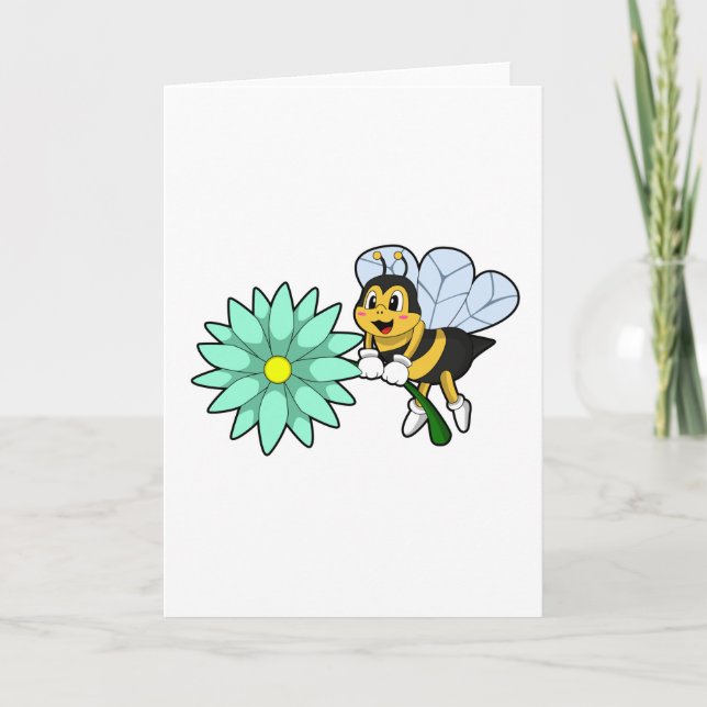 Tarjeta Abeja con flor.PNG (Anverso)