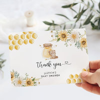 Abeja de miel de oso miel gracias