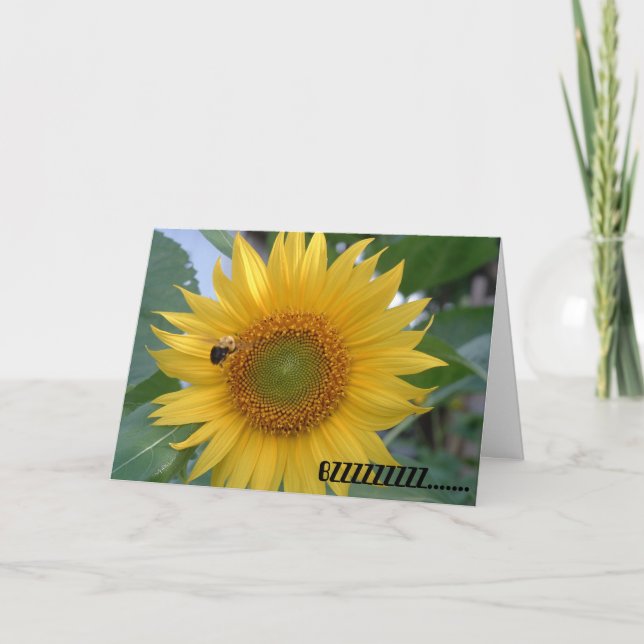 Tarjeta Abeja en vuelo (Anverso)