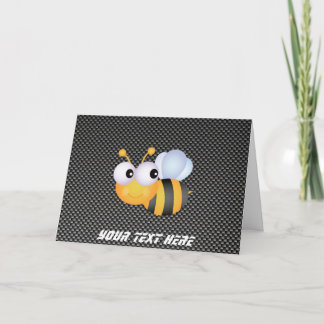 Tarjeta Abeja linda; Liso