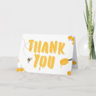 Tarjeta Abeja Melífera Dulce Gracias