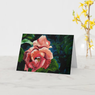 Tarjeta Abeja Ocupada Durmiendo