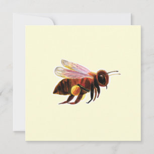 Tarjeta Abeja volando
