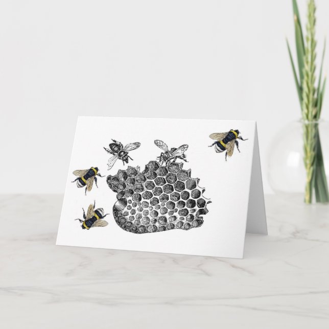 Tarjeta Abejas de época (Anverso)