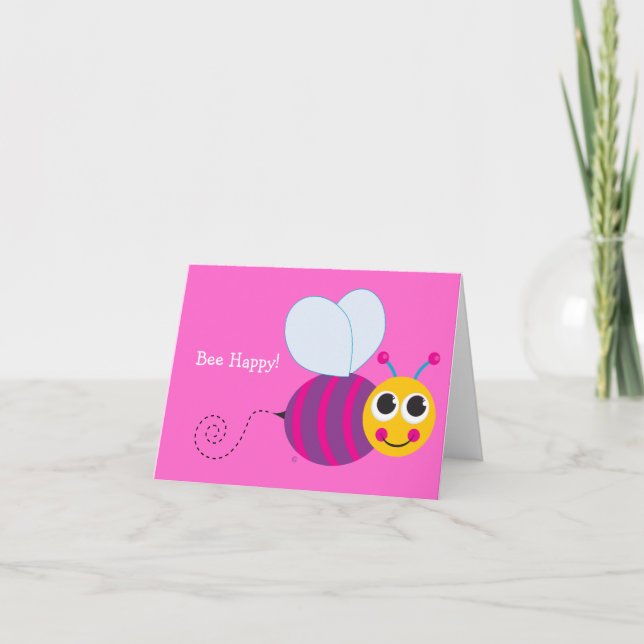 Tarjeta Abejorro Notecard (Anverso)