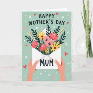 Tarjeta Abierta Dulce Día de la Madre