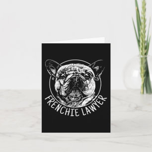 Tarjeta Abogada Bulldog francés Diversión Perro Hombres Mu