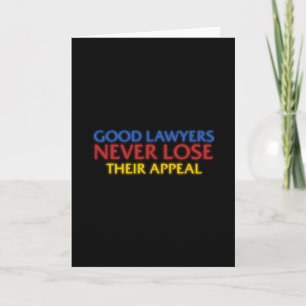 Tarjeta Abogado Divertido Buenos Abogados Nunca Pierden Ap