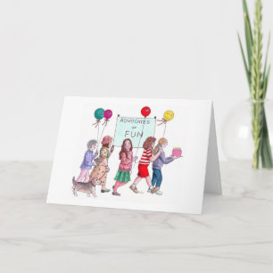 Tarjeta Abogados del cumpleaños de la diversión