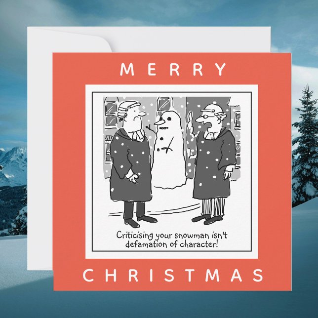 Tarjeta Abogados difaman al personaje Snowman (Subido por el creador)