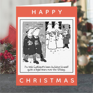 Tarjeta Abogados Legales Y Navidades Personalizados De Sno