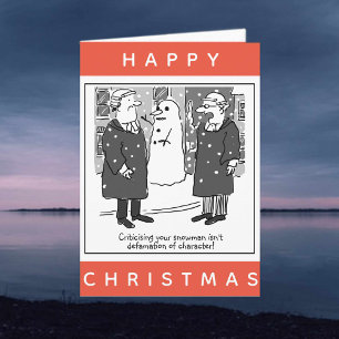 Tarjeta Abogados legales y Navidades Personalizados de Sno
